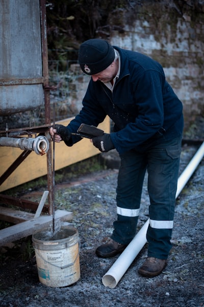 Plumbers at work